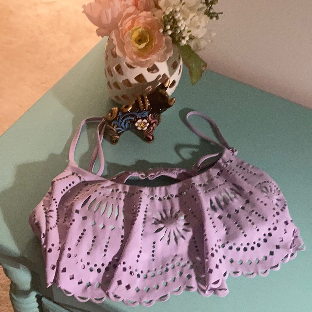 Gorgeous  purple and Tiffany color bikini top ❤️